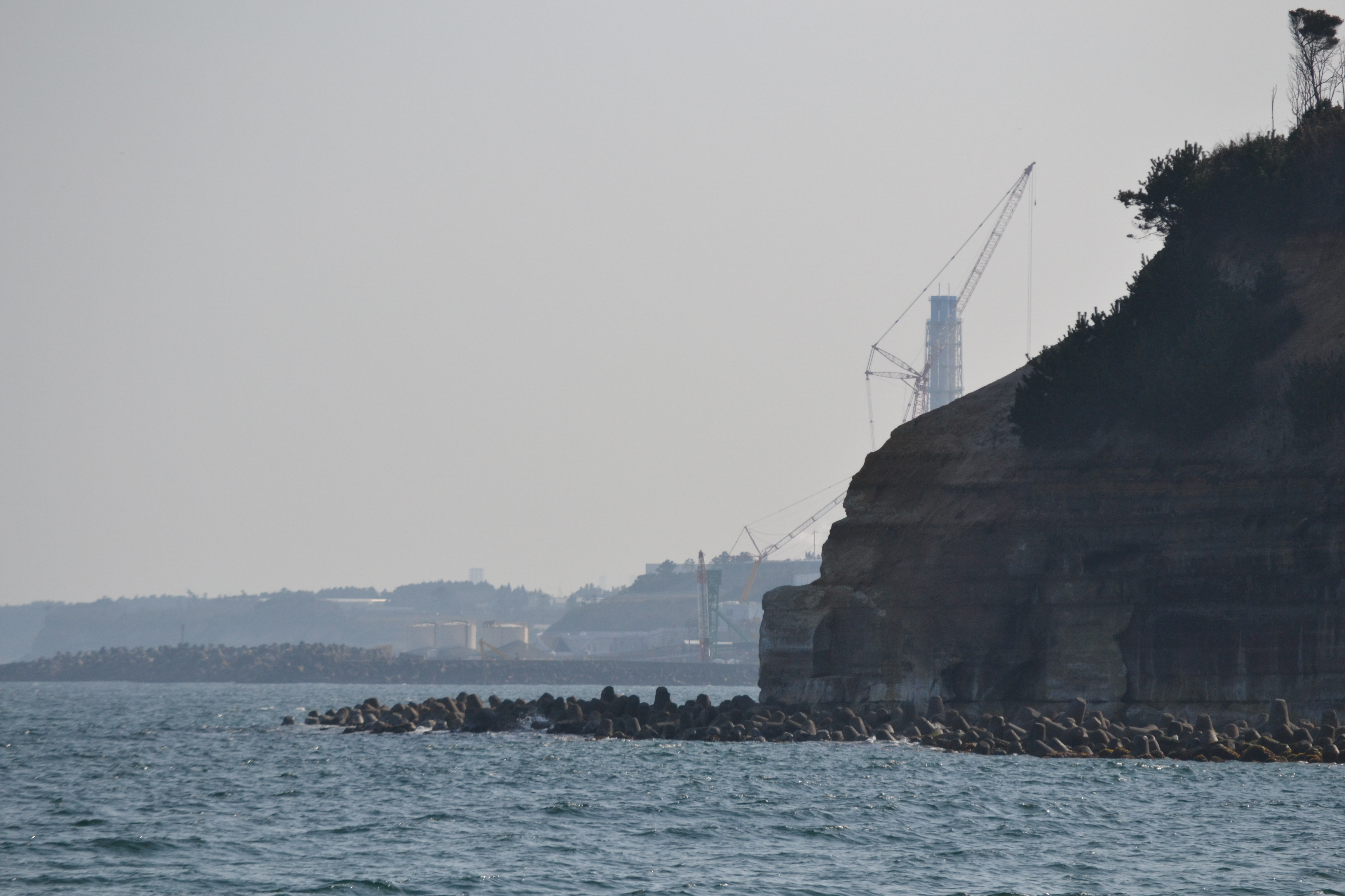 福島原発が見える浜、「郡山海岸」を歩く